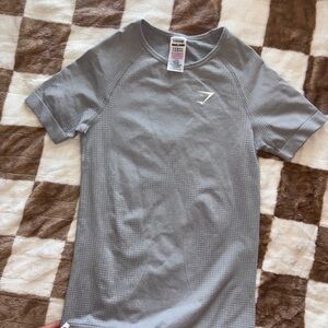 Gray Short Sleeve gymshark shirt